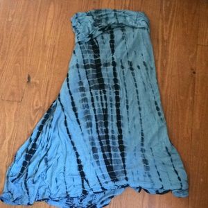 Earthbound doubles as maxi skirt/strapless dress